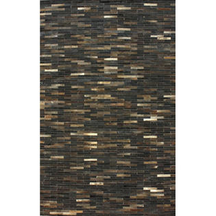 nuLOOM Hides Dark Brown Patches Rug - Rug Size: 5' x 8' nuLOOM Hides Dark Brown Patches Rug - Rug Size: 5' x 8'