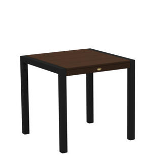 Trex Outdoor Surf City Dining Table - Color: Textured Black/Vintage Lantern, Size: 30 Trex Outdoor Surf City Dining Table - Color: Textured Black/Vintage Lantern, Size: 30