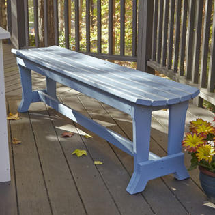 Uwharrie Carolina Preserves Picnic Bench - Size: 2 Seat, Finish: Black Distressed Uwharrie Carolina Preserves Picnic Bench - Size: 2 Seat, Finish: Black Distressed