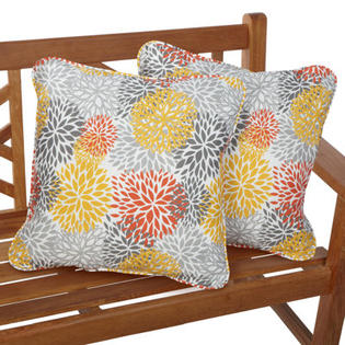 Mozaic Company Stella Indoor/Outdoor Square Pillow (Set of 2) - Size: 18 Mozaic Company Stella Indoor/Outdoor Square Pillow (Set of 2) - Size: 18