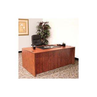 Regency Double Pedestal Desk - Finish: Cherry, Size: 60x30 Regency Double Pedestal Desk - Finish: Cherry, Size: 60x30