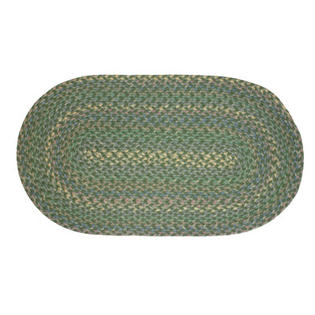 ITM Brookline Green Rug - Rug Size: Oval 3'6 ITM Brookline Green Rug - Rug Size: Oval 3'6