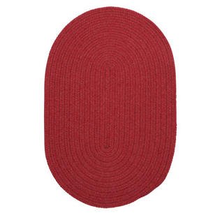 Colonial Mills, Inc. Bristol Red Rug - Rug Size: Oval Runner 2' x 10' Colonial Mills, Inc. Bristol Red Rug - Rug Size: Oval Runner 2' x 10'