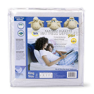 Serta Perfect Sleeper Mattress Defender Plus Waterproof Mattress Cover - Size: King Serta Perfect Sleeper Mattress Defender Plus Waterproof Mattress Cover - Size: King