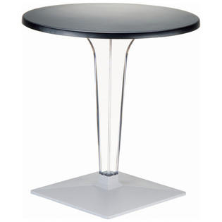 Compamia Ice Werzalit Dining Table - Color: Black, Size: 32 Compamia Ice Werzalit Dining Table - Color: Black, Size: 32