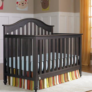 Fisher-Price Furniture Kingsport 4-in-1 Convertible Crib - Finish: Espresso Fisher-Price Furniture Kingsport 4-in-1 Convertible Crib - Finish: Espresso