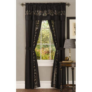Achim Importing Co Fairfield Window in a Bag Set - Color: Burgundy, Size: 84 Achim Importing Co Fairfield Window in a Bag Set - Color: Burgundy, Size: 84
