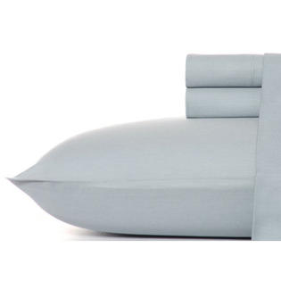 City Scene 300 Thread Count Cotton Sateen Sheet Set - Size: Full, Color: Blue City Scene 300 Thread Count Cotton Sateen Sheet Set - Size: Full, Color: Blue
