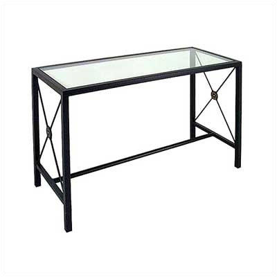 Grace Large Console Table - Base Finish: Aged Iron, Side Panel: Gothic Grace Large Console Table - Base Finish: Aged Iron, Side Panel: Gothic