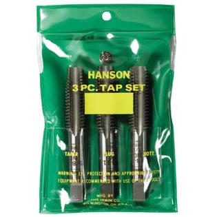Irwin High Carbon Steel Fractional Tap Sets - set 1/4-20nc 3pc tap hanson Irwin High Carbon Steel Fractional Tap Sets - set 1/4-20nc 3pc tap hanson