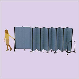 ScreenFlex Commercial Edition Thirteen Panel Portable Room Divider - Color/Material: Sandalwood Vinyl, Height: 7'-4'' ScreenFlex Commercial Edition Thirteen Panel Portable Room Divider - Color/Material: Sandalwood Vinyl, Height: 7'-4''