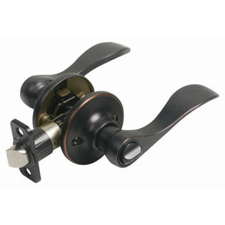 Design House Springdale Lever Interior Lock with Privacy Function - Finish: Satin Nickel, Latch Type: 2-Way Latch Design House Springdale Lever Interior Lock with Privacy Function - Finish: Satin Nickel, Latch Type: 2-Way Latch