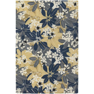 Chandra Alfred Shaheen Designer Blue/Beige Rug - Rug Size: 7'9 Chandra Alfred Shaheen Designer Blue/Beige Rug - Rug Size: 7'9