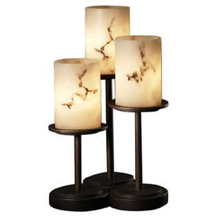 Justice Design Group LumenAria Dakota 3 Light Portable Table Lamp (Set of 3) - Shade Option: Cylinder with Flat Rim, Finish: Matte Black ... Justice Design Group LumenAria Dakota 3 Light Portable Table Lamp (Set of 3) - Shade Option: Cylinder with Flat Rim, Finish: Matte Black ...