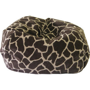 Gold Medal Bean Bags Giraffe Safari Bean Bag Chair - Size: Extra Large Gold Medal Bean Bags Giraffe Safari Bean Bag Chair - Size: Extra Large