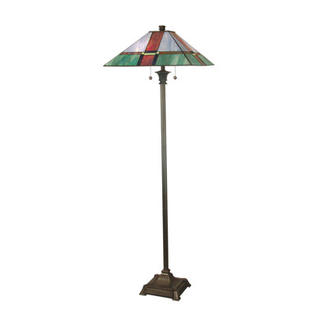 Dale Tiffany Tranquility Mission 2 Light Floor Lamp Dale Tiffany Tranquility Mission 2 Light Floor Lamp