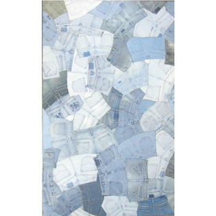 Meva Rugs Denim Blue Rug - Rug Size: 4' x 6' Meva Rugs Denim Blue Rug - Rug Size: 4' x 6'