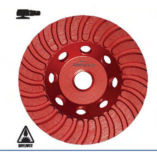 Diteq CTC32 Continuous Turbo Cup (Coarse) Grinding Wheel - Size: 6 Diteq CTC32 Continuous Turbo Cup (Coarse) Grinding Wheel - Size: 6