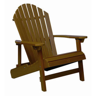 Highwood USA highwood® Folding & Reclining KING-SIZE Adirondack Chair - Finish: Weathered Acorn Highwood USA highwood® Folding & Reclining KING-SIZE Adirondack Chair - Finish: Weathered Acorn