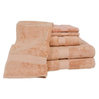 Calcot Ltd. 100% Supima Cotton 6-Piece Towel Set - Color: Papaya Calcot Ltd. 100% Supima Cotton 6-Piece Towel Set - Color: Papaya
