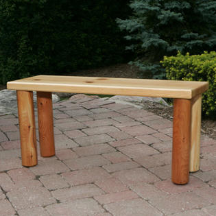 Moon Valley Rustic Nicholas Wood Picnic Bench - Finish: Amber Varnish Moon Valley Rustic Nicholas Wood Picnic Bench - Finish: Amber Varnish