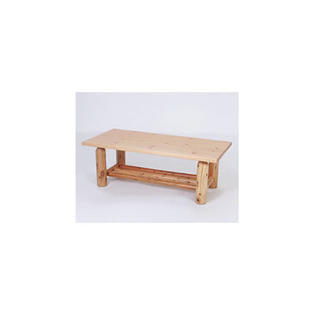 Moon Valley Rustic Coffee Table - Finish: Unfinished Moon Valley Rustic Coffee Table - Finish: Unfinished