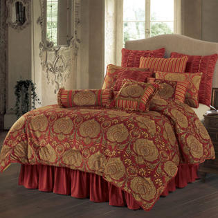 HiEnd Accents Lorenza Bedding Collection - Size: Super King HiEnd Accents Lorenza Bedding Collection - Size: Super King