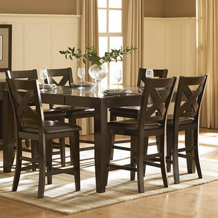 Woodbridge Home Designs Crown Point Counter Height Dining Table (7 Pieces) Woodbridge Home Designs Crown Point Counter Height Dining Table (7 Pieces)
