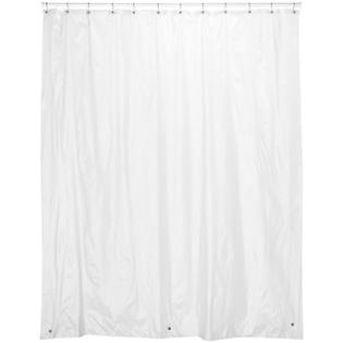 Carnation Home Fashions Clean Home 10 Gauge Peva Shower Curtain Liner with Metal Grommets - Color: Frosted Clear Carnation Home Fashions Clean Home 10 Gauge Peva Shower Curtain Liner with Metal Grommets - Color: Frosted Clear
