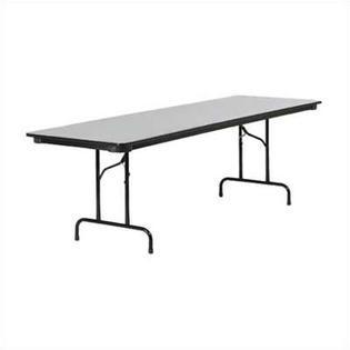 Virco 6000 Series Rectangular Folding Table - Finish: Medium Oak, Size: 24 Virco 6000 Series Rectangular Folding Table - Finish: Medium Oak, Size: 24