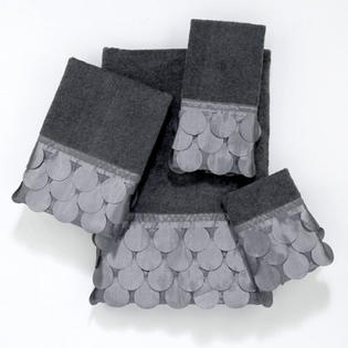 Avanti Linens Flutter Dots 4 Piece Towel Set Avanti Linens Flutter Dots 4 Piece Towel Set