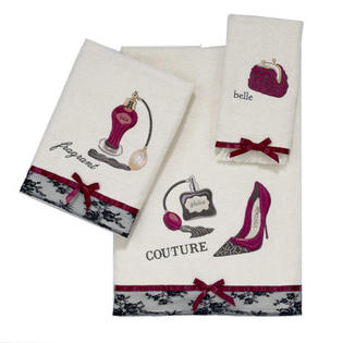 Avanti Linens Flirty 3 Piece Towel Set Avanti Linens Flirty 3 Piece Towel Set