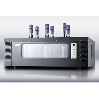 Summit Appliance 6 Bottle Single Zone Thermoelectric Wine Refrigerator Summit Appliance 6 Bottle Single Zone Thermoelectric Wine Refrigerator
