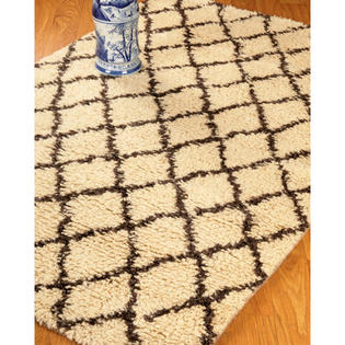 Natural Area Rugs Cloud Cream Geometric Indoor Rug - Rug Size: 4' x 6' Natural Area Rugs Cloud Cream Geometric Indoor Rug - Rug Size: 4' x 6'