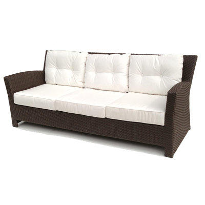 ElanaMar Designs Sonoma Sofa with Cushions - Fabric: Sunbrella Buttercup ElanaMar Designs Sonoma Sofa with Cushions - Fabric: Sunbrella Buttercup