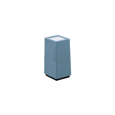 Allied Molded Products Ash Square Receptacle - Size: 25 Allied Molded Products Ash Square Receptacle - Size: 25