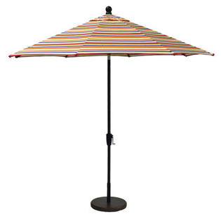 Wildon Home 11' Market Umbrella - Frame Finish: White, Fabric: Canvas Spa Wildon Home 11' Market Umbrella - Frame Finish: White, Fabric: Canvas Spa