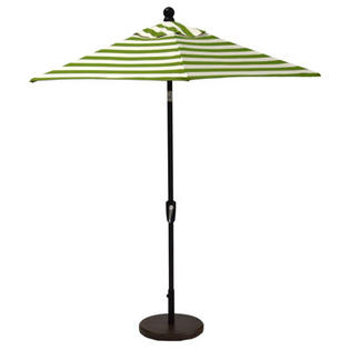 Wildon Home 7.5' Market Umbrella - Frame Finish: White, Fabric: Maxim Cilantro Wildon Home 7.5' Market Umbrella - Frame Finish: White, Fabric: Maxim Cilantro