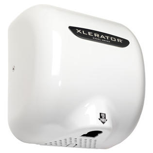Excel Dryer Thermoset (BMC) XLERATOR Automatic Surface Mounted 220 / 240 Volt Hand Dryer in White Excel Dryer Thermoset (BMC) XLERATOR Automatic Surface Mounted 220 / 240 Volt Hand Dryer in White