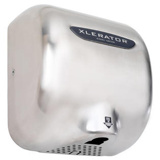 Excel Dryer XLERATOR Automatic Surface Mounted 208 Volt Hand Dryer in Brushed Stainless Steel Excel Dryer XLERATOR Automatic Surface Mounted 208 Volt Hand Dryer in Brushed Stainless Steel