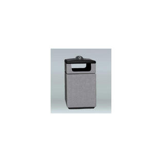 Allied Molded Products Boulevard Square 4 Side Openings Receptacle - Color: Indiana Clay Allied Molded Products Boulevard Square 4 Side Openings Receptacle - Color: Indiana Clay