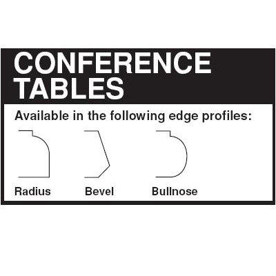 Lesro Contemporary Conference Table - Finish: Cherry, Profile: Bullnose, Size: 6' Lesro Contemporary Conference Table - Finish: Cherry, Profile: Bullnose, Size: 6'