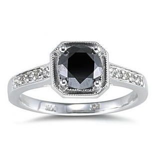 SZUL 14K White Gold Round Cut Diamond Ring - Size: 7.5 SZUL 14K White Gold Round Cut Diamond Ring - Size: 7.5
