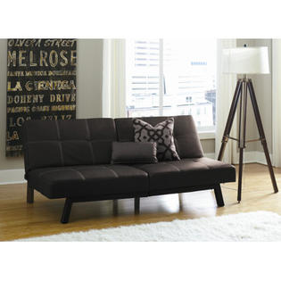 DHP Delaney Splitback Futon and Mattress (2 Pieces) - Color: Brown DHP Delaney Splitback Futon and Mattress (2 Pieces) - Color: Brown
