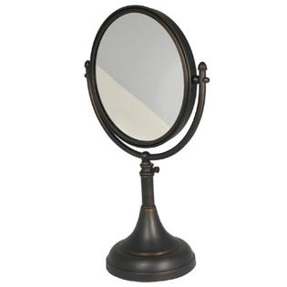 Allied Brass Waverly Place Table Mirror - Magnification: 3x, Finish: Satin Chrome Allied Brass Waverly Place Table Mirror - Magnification: 3x, Finish: Satin Chrome