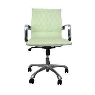 Woodstock Marketing Annie Mid-Back Executive Office Chair with Arms - Color: Seafoam Woodstock Marketing Annie Mid-Back Executive Office Chair with Arms - Color: Seafoam