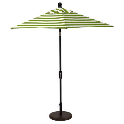 Wildon Home 7.5' Market Umbrella (2 Pieces) - Frame Finish: White, Fabric: Carnival Stripe Wildon Home 7.5' Market Umbrella (2 Pieces) - Frame Finish: White, Fabric: Carnival Stripe