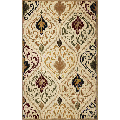 KAS Oriental Rugs Tapestry Ivory / Beige Panel Rug - Rug Size: 3'3 KAS Oriental Rugs Tapestry Ivory / Beige Panel Rug - Rug Size: 3'3