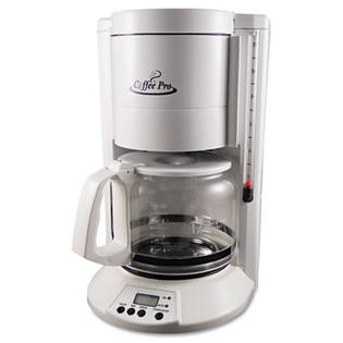OriginalGourmetFoodCo Coffee Pro Home/Office 12 Cup Coffee Maker - Color: White OriginalGourmetFoodCo Coffee Pro Home/Office 12 Cup Coffee Maker - Color: White