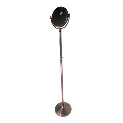 Allied Brass Universal Table Mirror - Magnification: 3x, Finish: Antique Copper Allied Brass Universal Table Mirror - Magnification: 3x, Finish: Antique Copper